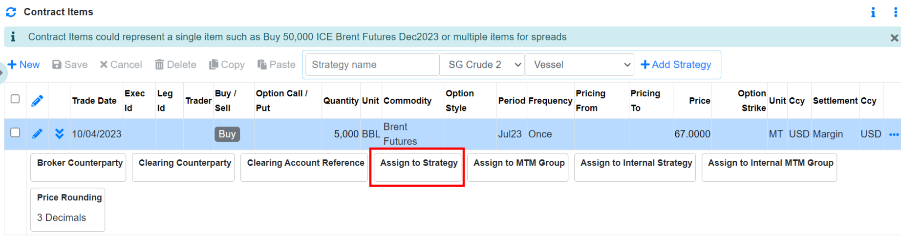 RM MTMGroup Assign Strategy