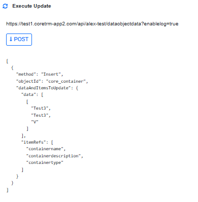 API Guide API Application Log API Update Enable Log True