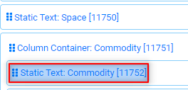 Implementation Document Builder Trade Recap Commodity Text