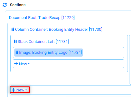 Implementation Document Builder Trade Recap Section Right