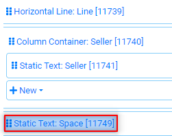 Implementation Document Builder Trade Recap Space Section after Seller