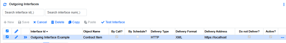 Implementation Interface Builder Outgoing Interface Test Output