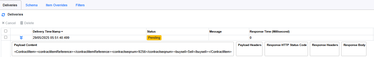 Implementation Interface Builder Outgoing Interface Test Output Results