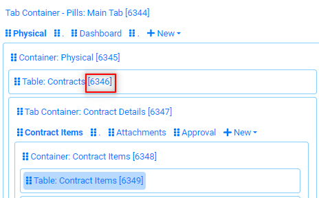Implementation View Builder Contract Panel Number