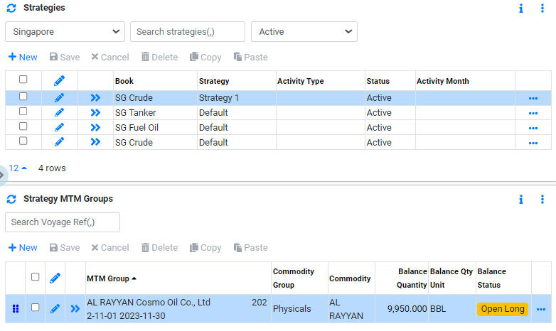 RM Dashboard Move Strategy MTM Groups To Strategy Done