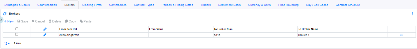 ICE Exchange Interface Interface Mappings Brokers