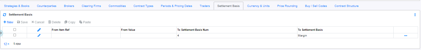 ICE Exchange Interface Interface Mappings Settlement Basis