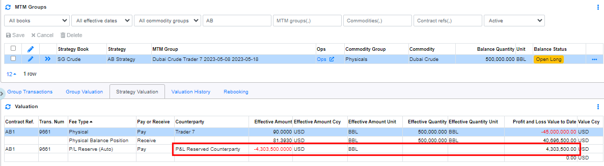 Adjust Strategy Profit to zero Adjust Negative Profit Results